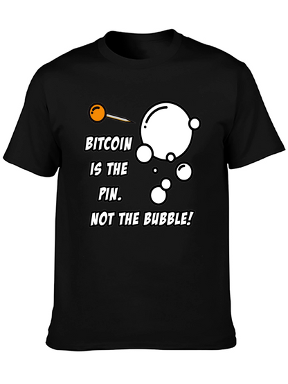 Camiseta Bitcoin: La aguja no la burbuja