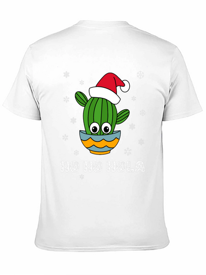 Camiseta Navideña Ho Ho Hola de Cactus