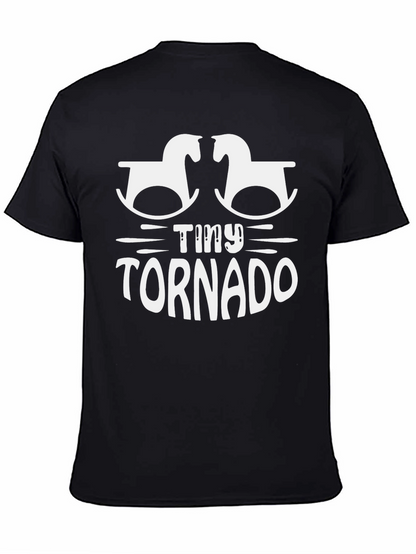 Camiseta Negra Tiny Tornado para Bebés Activos