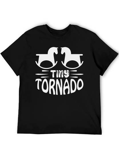 Camiseta Negra Tiny Tornado para Bebés Activos
