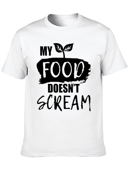 Camiseta Vegana Hombre - Mi Comida No Grita