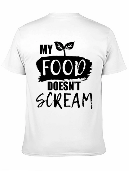 Camiseta Vegana Hombre - Mi Comida No Grita