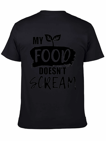 Camiseta Vegana Hombre - Mi Comida No Grita