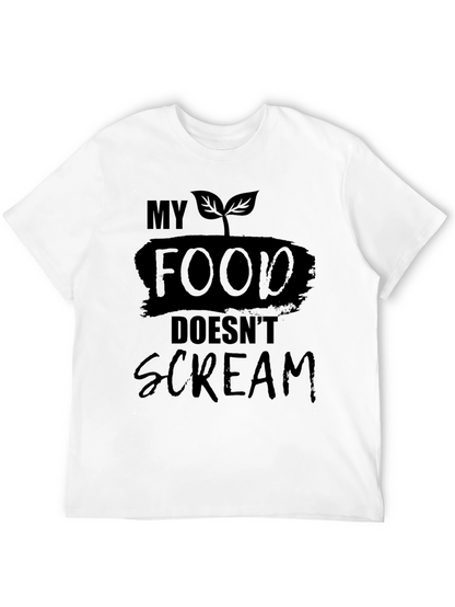 Camiseta Vegana Hombre - Mi Comida No Grita