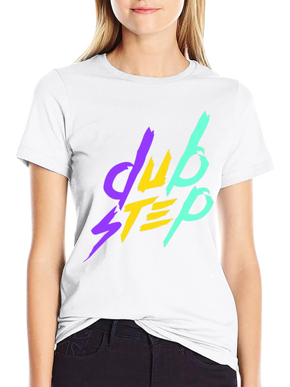 Camiseta Negra Dubstep Estilo Retro