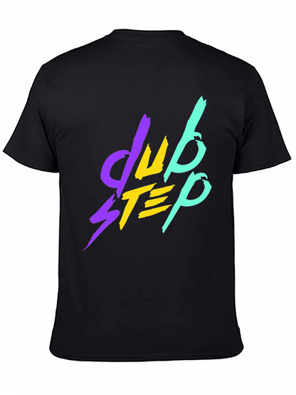 Camiseta Negra Dubstep Estilo Retro