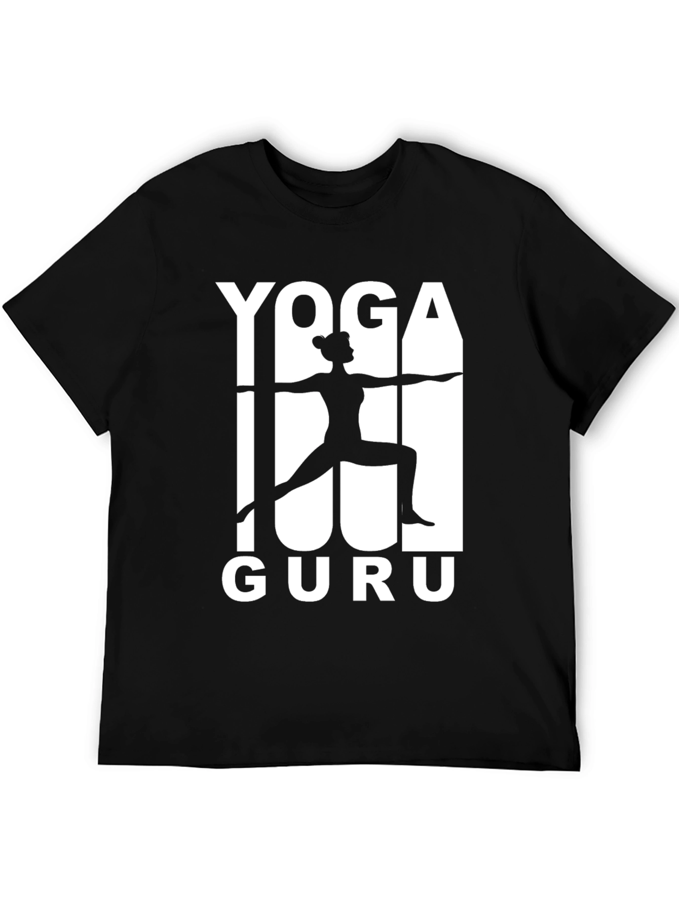 Camiseta Yoga Guru Negra para Hombre