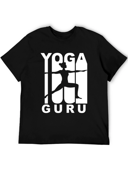 Camiseta Yoga Guru Negra para Hombre