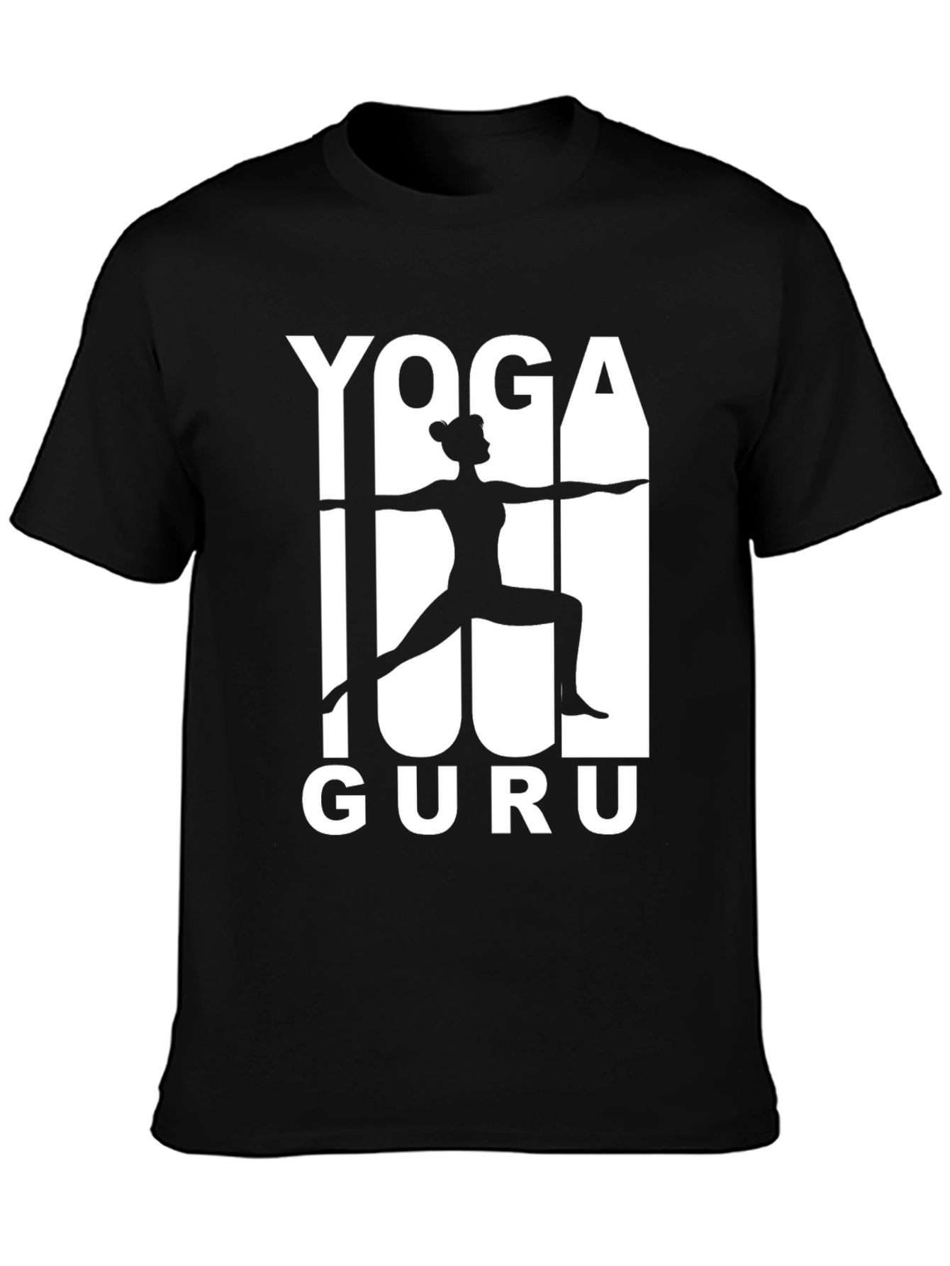 Camiseta Yoga Guru Negra para Hombre
