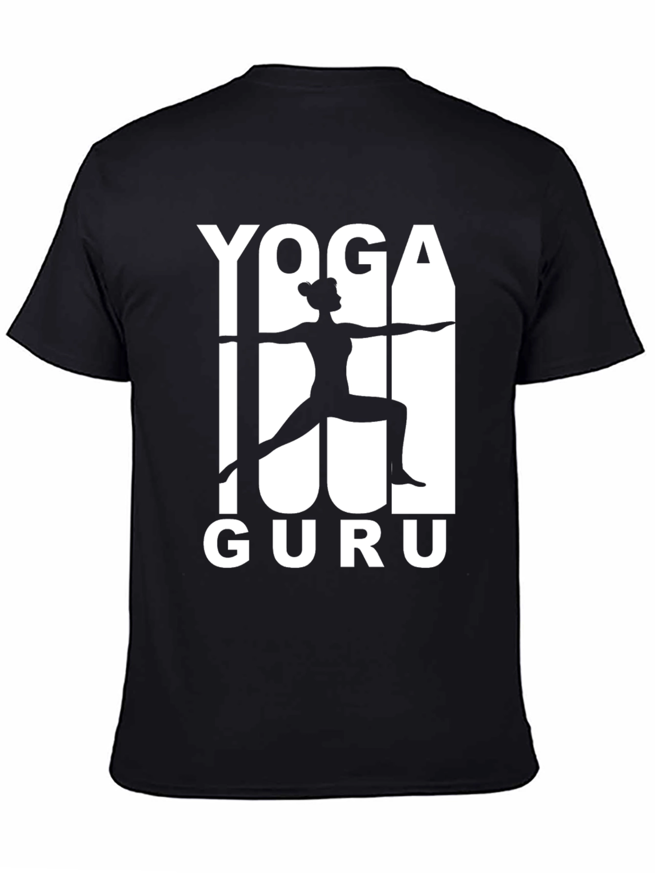 Camiseta Yoga Guru Negra para Hombre