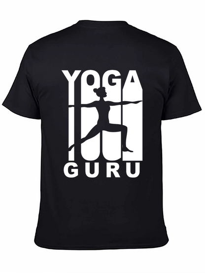 Camiseta Yoga Guru Negra para Hombre