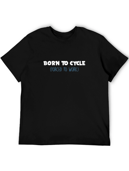 Camiseta Negra: Nacido para Pedalear