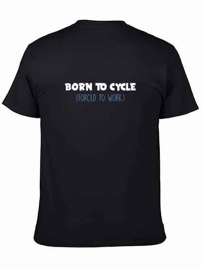 Camiseta Negra: Nacido para Pedalear