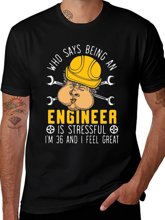 Camiseta Ingeniero Divertida 36 Años y Genial