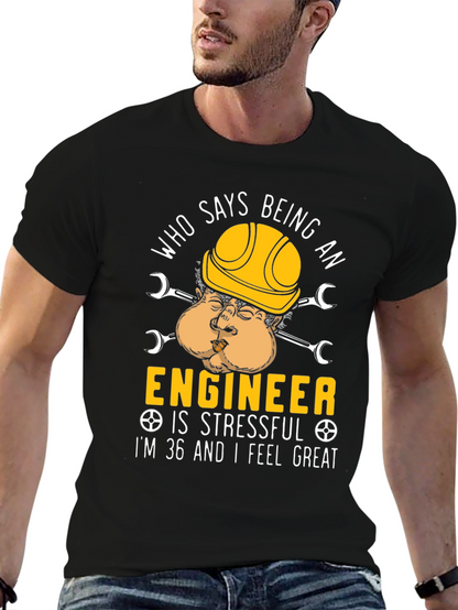 Camiseta Ingeniero Divertida 36 Años y Genial