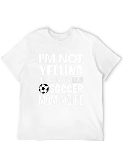 Camiseta Negra Divertida de Mamá Futbolera