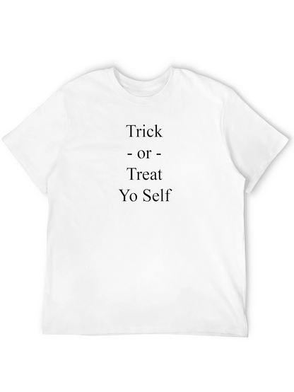 Camiseta Negra: Trick or Treat Yo Self