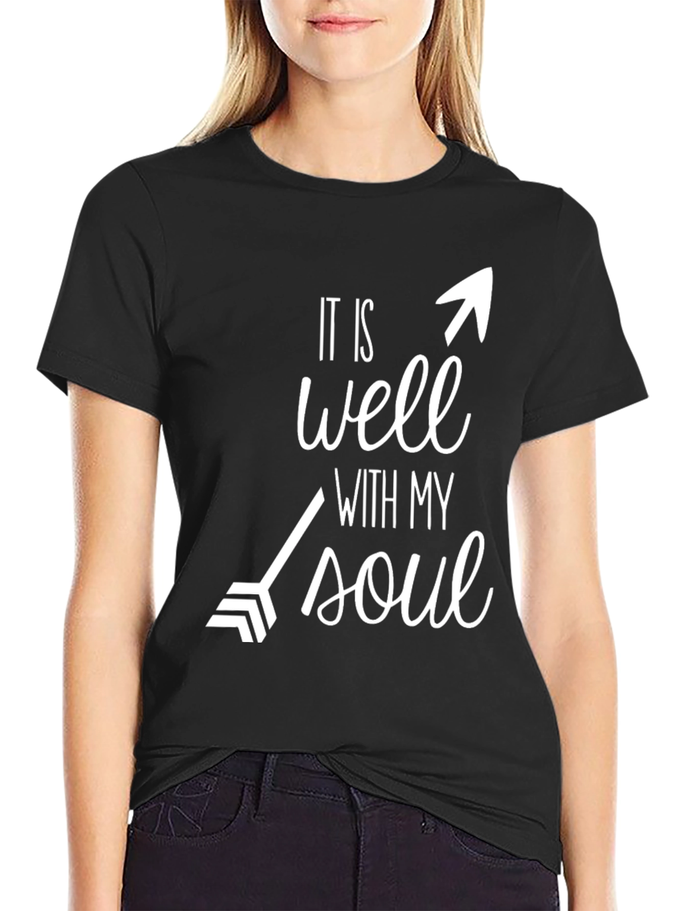 Camiseta Negra: It is Well With My Soul