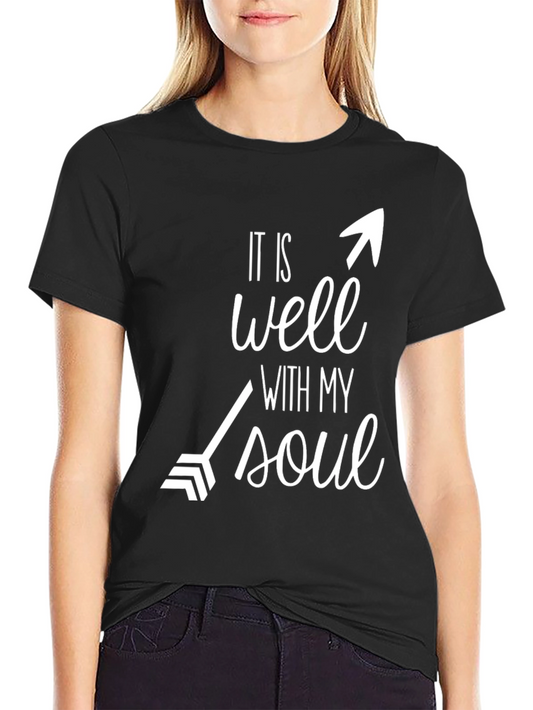 Camiseta Negra: It is Well With My Soul