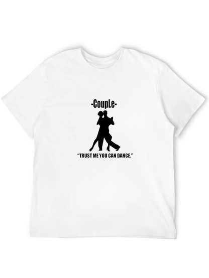 Camiseta Negra de Pareja Bailando