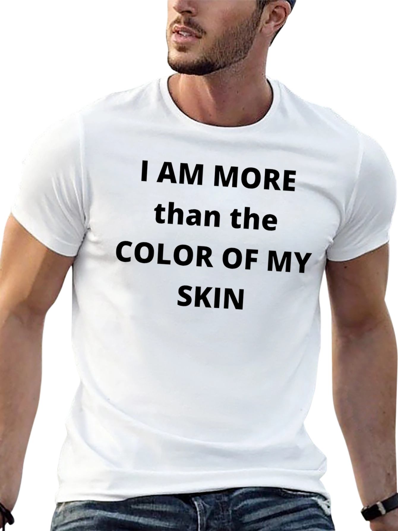 Camiseta Negra con Mensaje Inspirador
