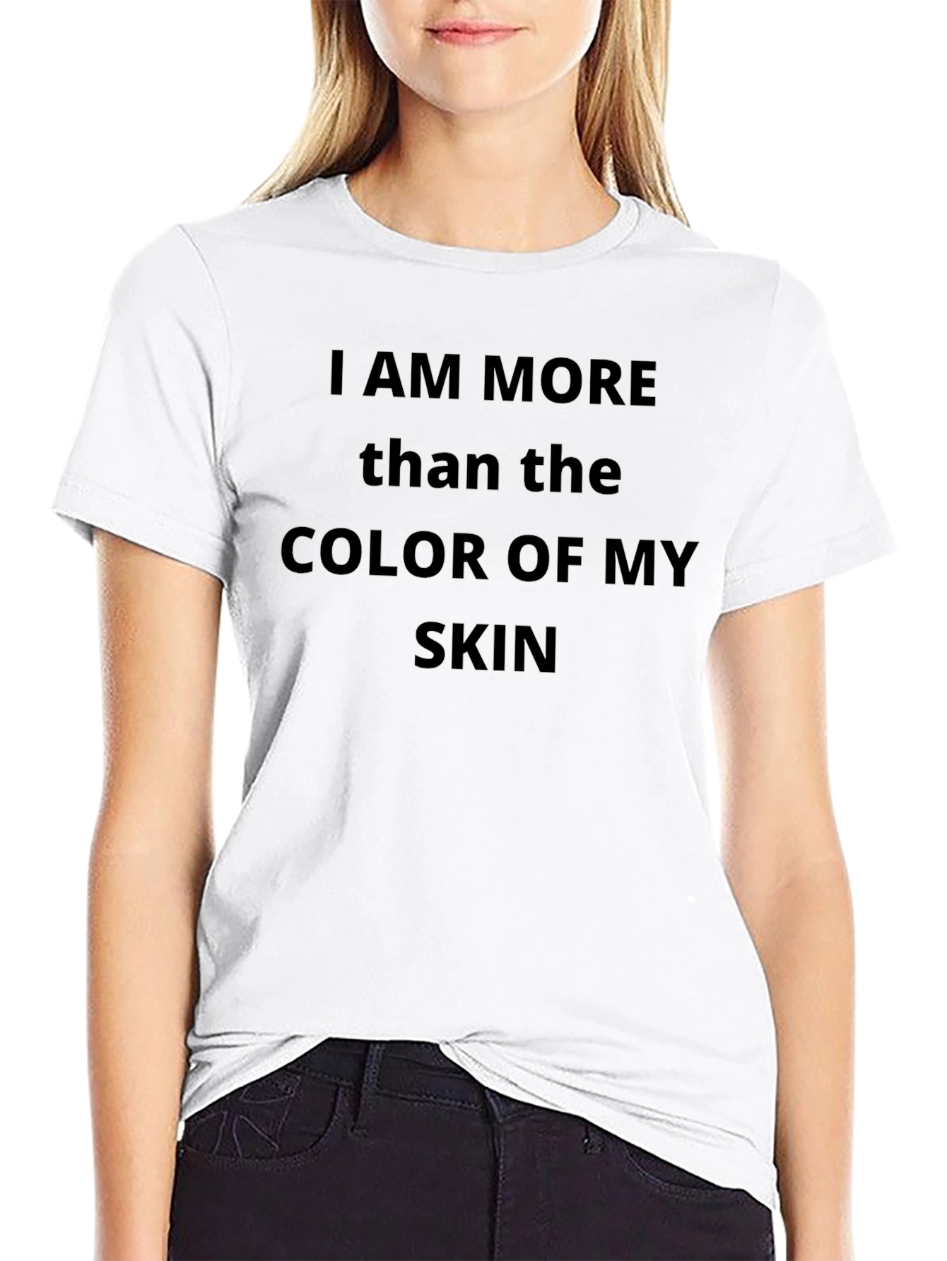 Camiseta Negra con Mensaje Inspirador