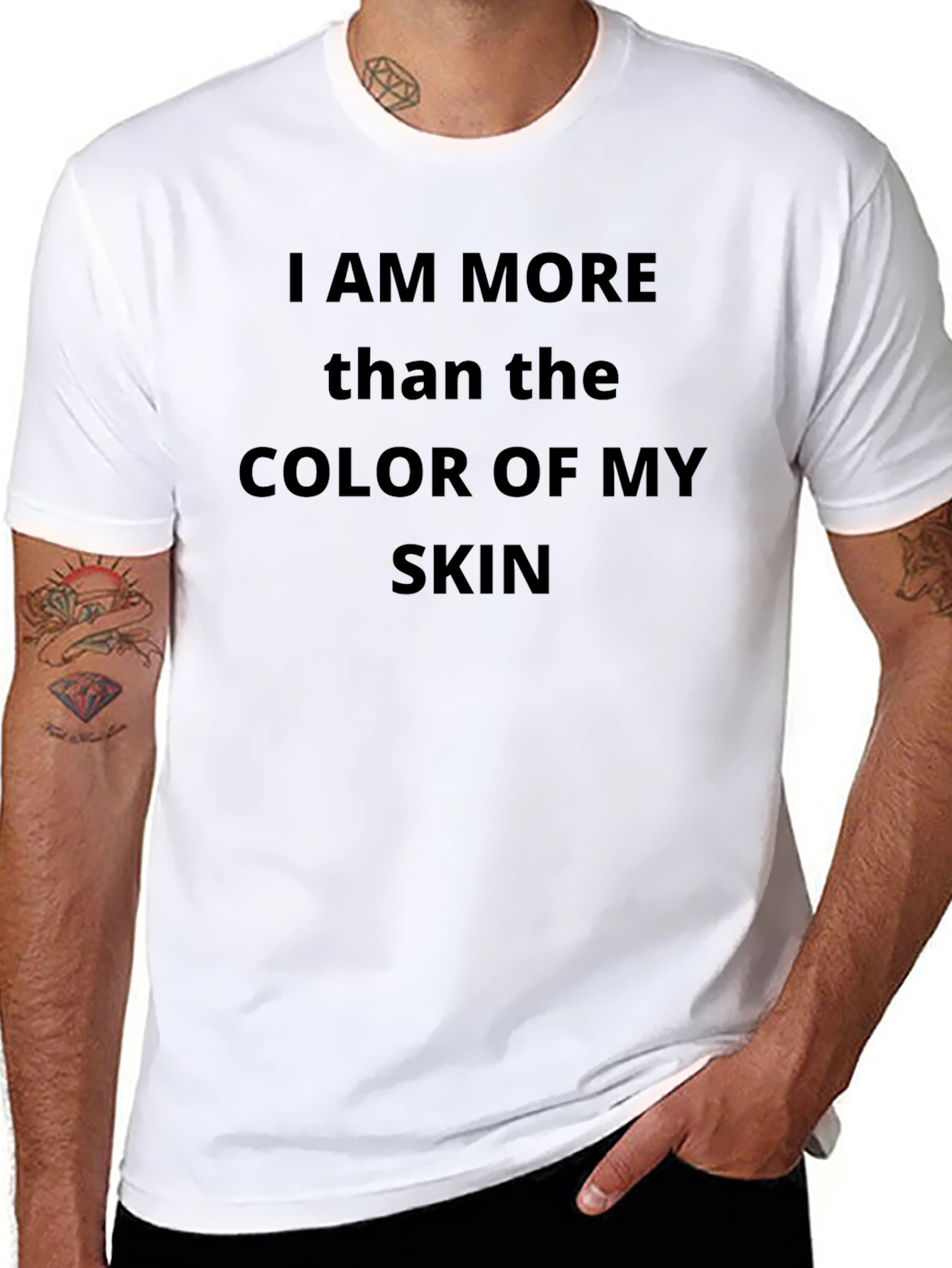 Camiseta Negra con Mensaje Inspirador