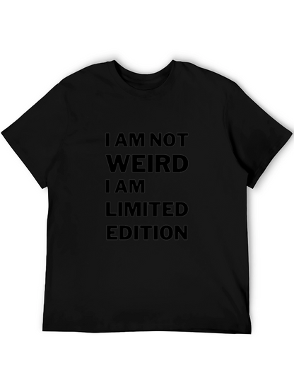 Camiseta Negra: No Soy Raro Soy Edición Limitada