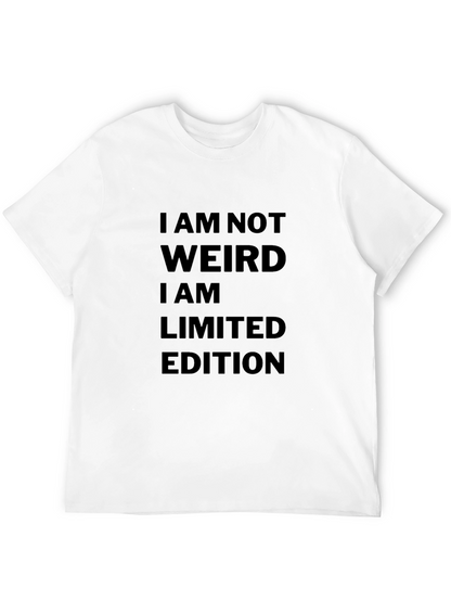 Camiseta Negra: No Soy Raro Soy Edición Limitada