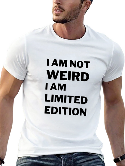 Camiseta Negra: No Soy Raro Soy Edición Limitada