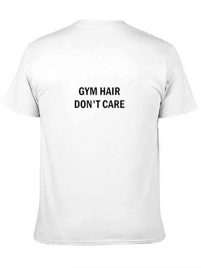 Camiseta Negra Gym Hair Dont Care