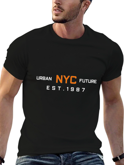 Camiseta Negra NYC Urban Future Est. 1987