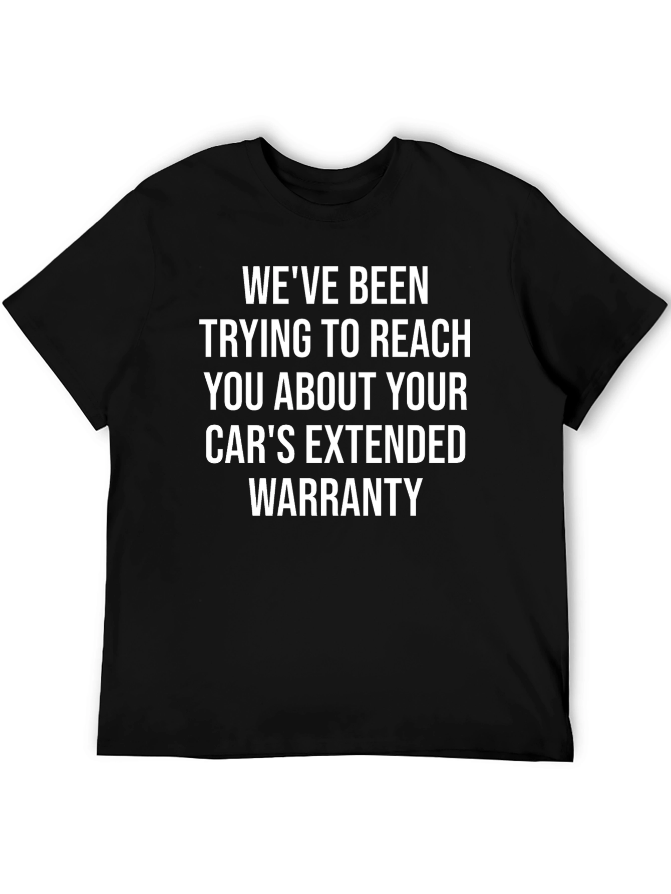 Camiseta Negra: ¡Garantía Extendida de Coche!