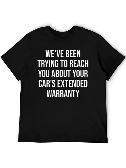 Camiseta Negra: ¡Garantía Extendida de Coche!