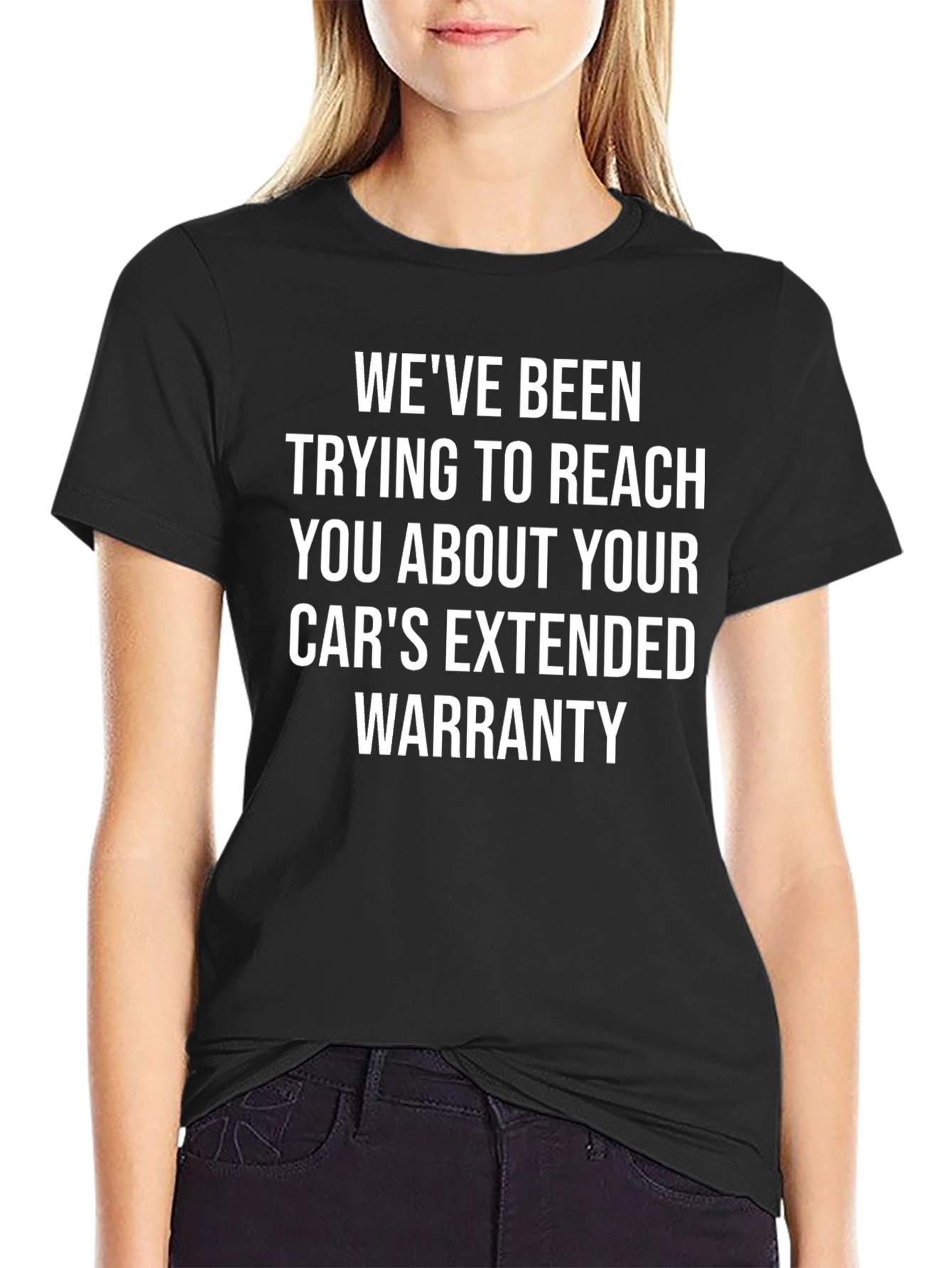 Camiseta Negra: ¡Garantía Extendida de Coche!