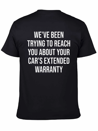 Camiseta Negra: ¡Garantía Extendida de Coche!