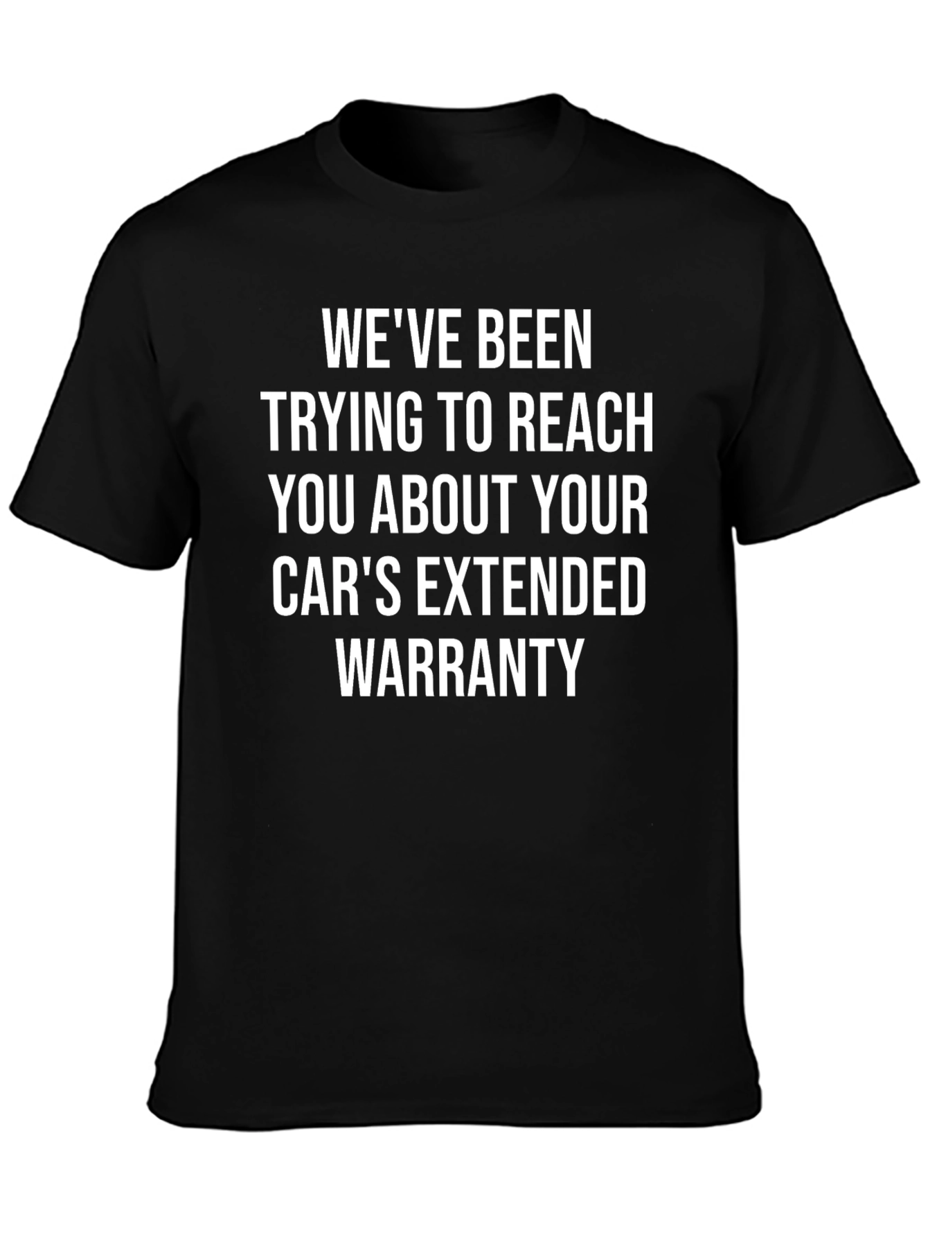 Camiseta Negra: ¡Garantía Extendida de Coche!