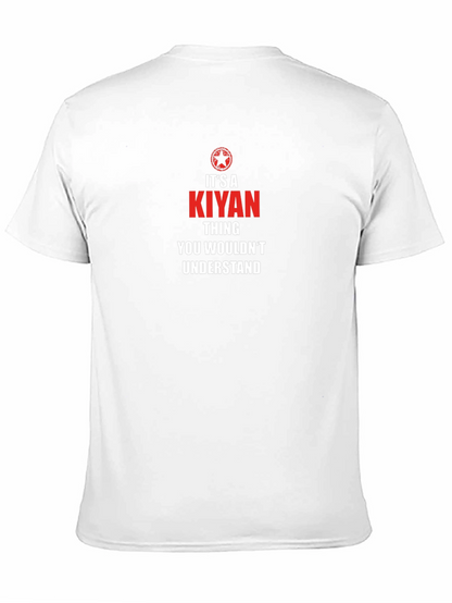 Camiseta Negra Es Cosa de Kiyan