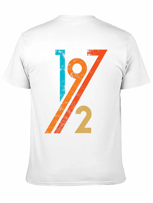 Camiseta Retro 1972 Vintage Hombre