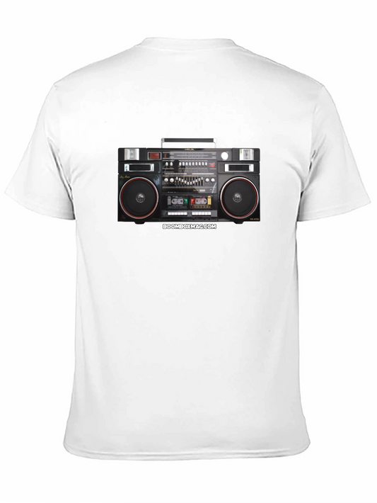 Camiseta Negra Retro Boombox