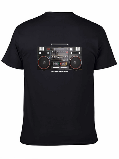 Camiseta Negra Retro Boombox