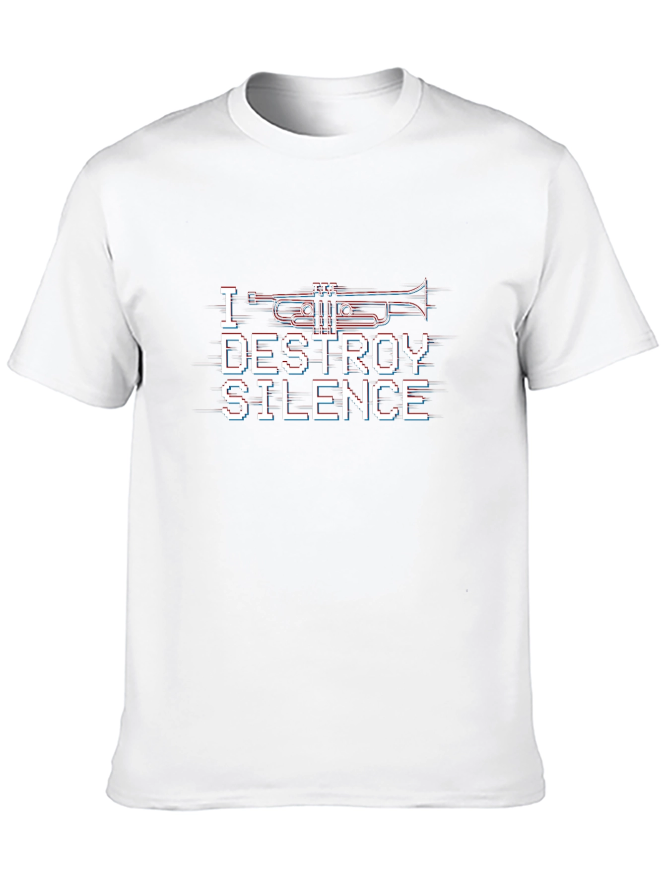 Camiseta Negra con Diseño I Destroy Silence