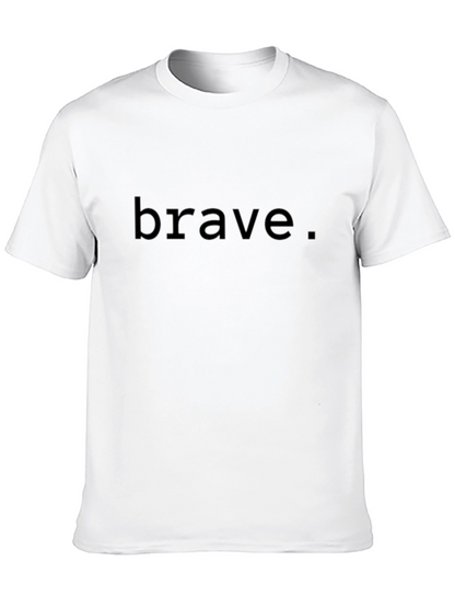 Camiseta Negra Brave para Hombre