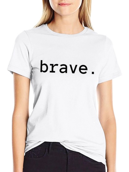 Camiseta Negra Brave para Hombre