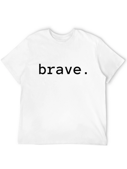 Camiseta Negra Brave para Hombre