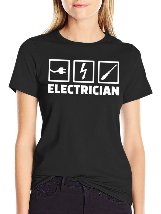 Camiseta Electricista - Diseño Profesional