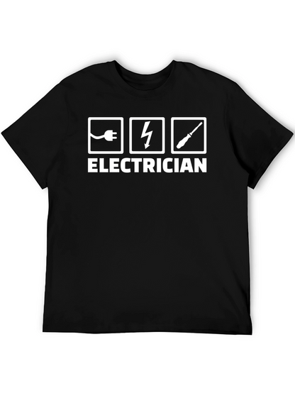 Camiseta Electricista - Diseño Profesional
