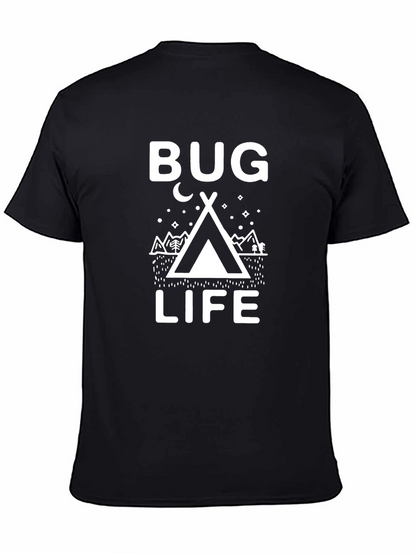 Camiseta Negra Bug Life para Aventureros Nocturnos