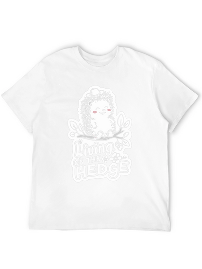 Camiseta Negra: Living on the Hedge