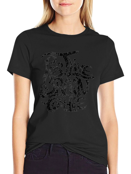 Camiseta Negra con Diseño Positive Brain Foodie